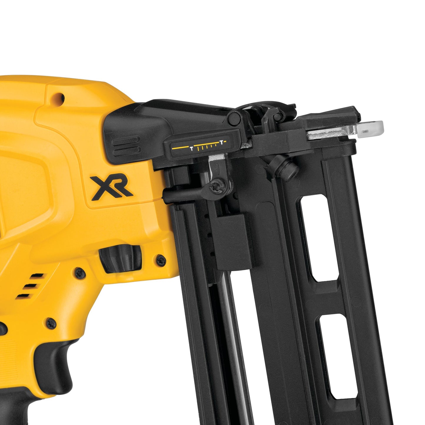 18V XR Brushless Second Fix Straight Nailer (16 Gauge) (Bare Unit) adjustable depth of drive