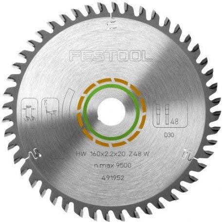 Festool 491952 - Fine Tooth Blade for TS55 R Plunge Saw (48 Tooth)