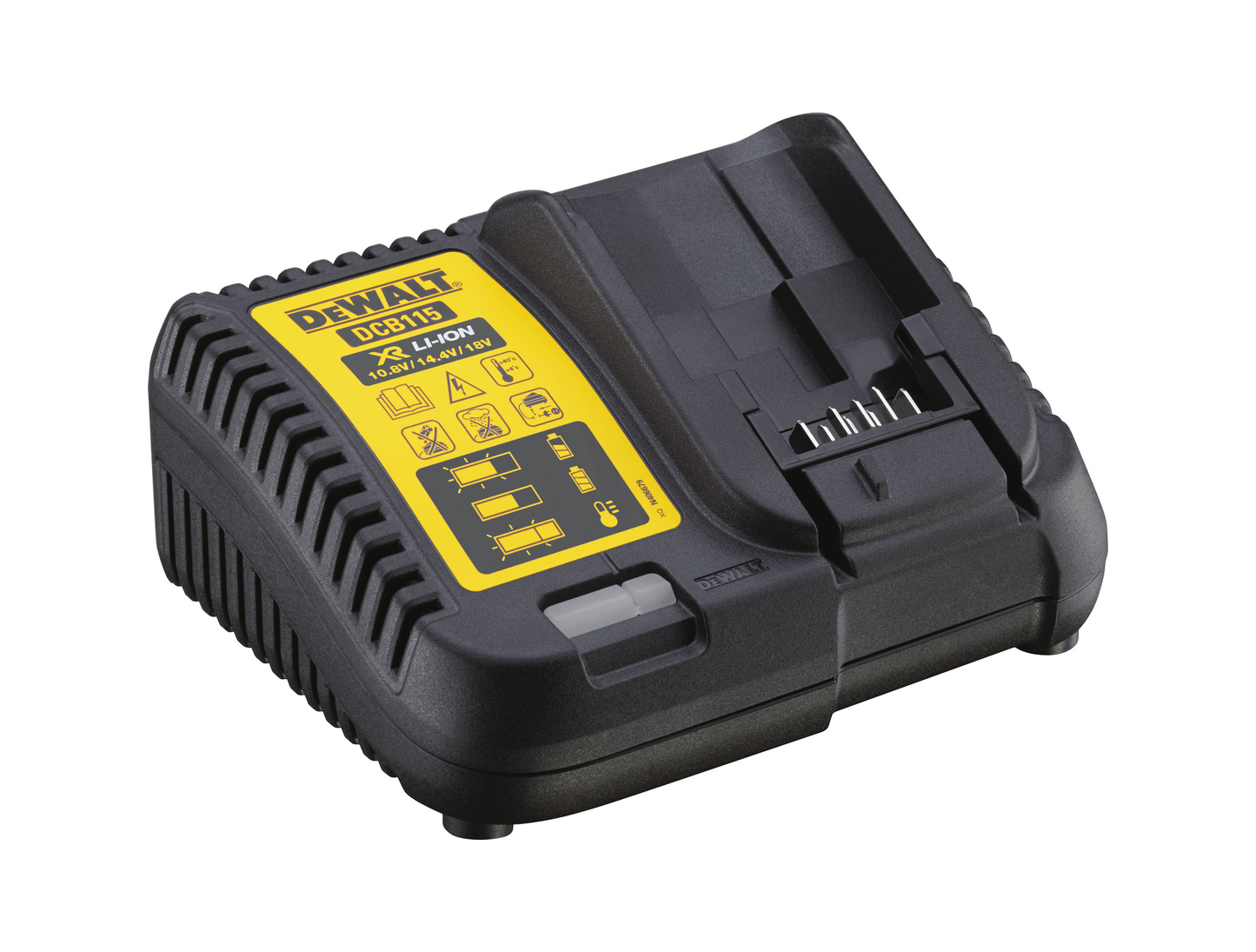 DCB115 XR Multi Voltage COMPACT BATTERY CHARGER FOR 10.8V, 14.4V AND 18V X