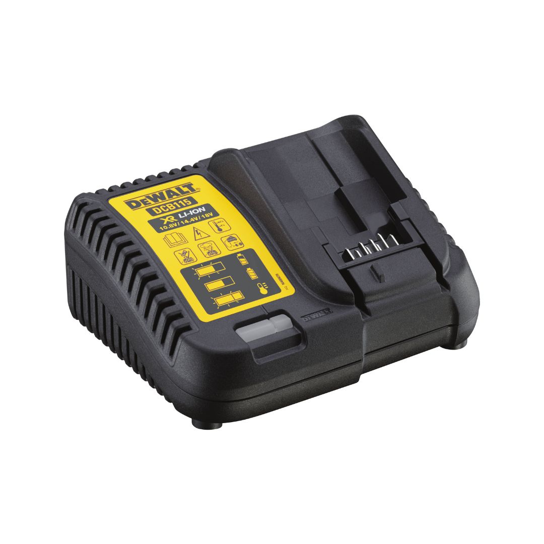 DCB115 XR Multi Voltage COMPACT BATTERY CHARGER FOR 10.8V, 14.4V AND 18V XR