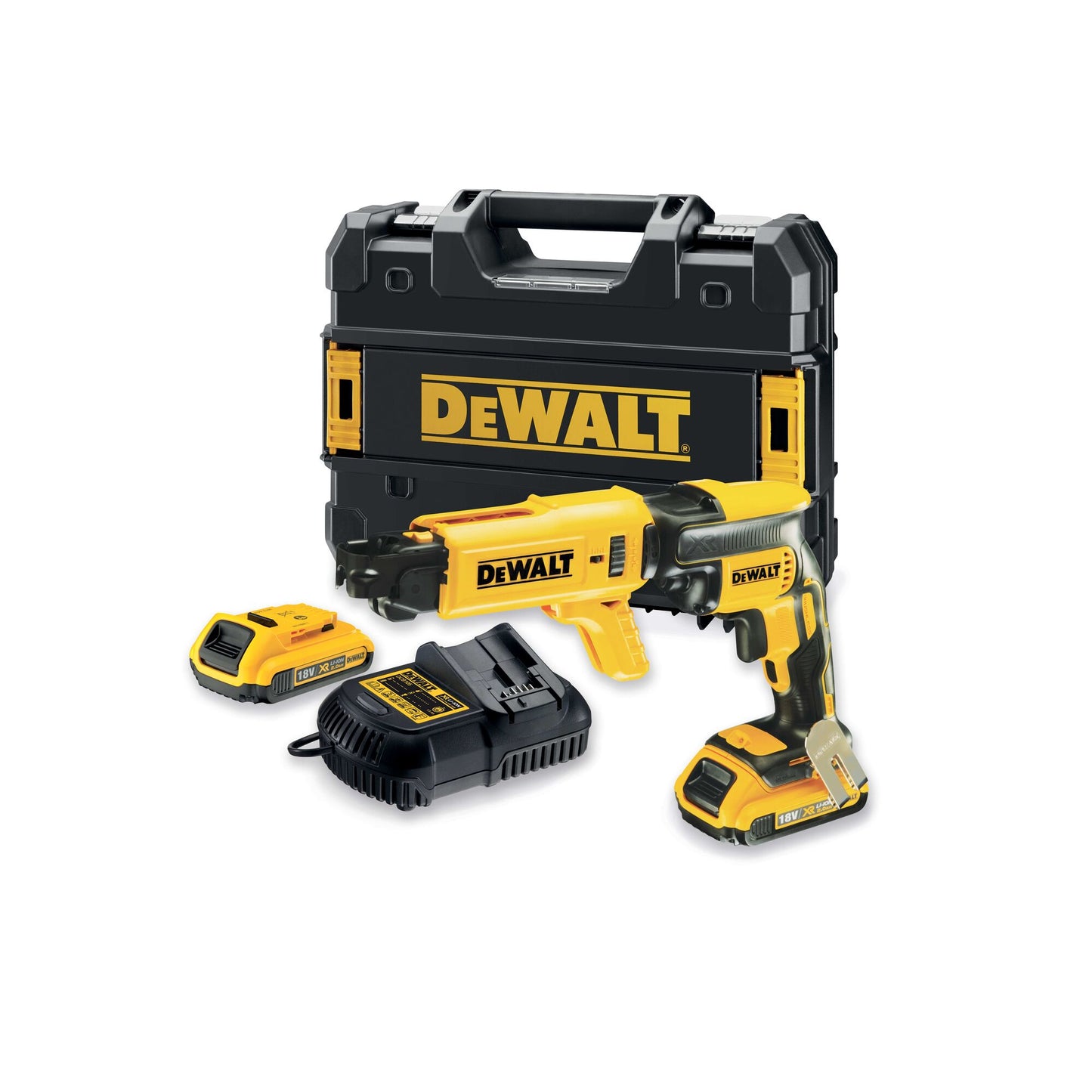 DEWALT 18V XR Brushless Drywall Screwdriver (2 X 2Ah) DCF620D2K-GB