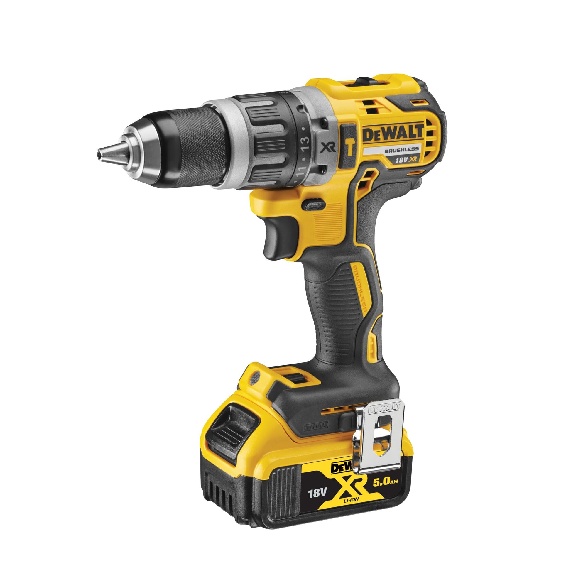 DEWALT DCD796P1-GB 18V XR Brushless Hammer Drill Driver