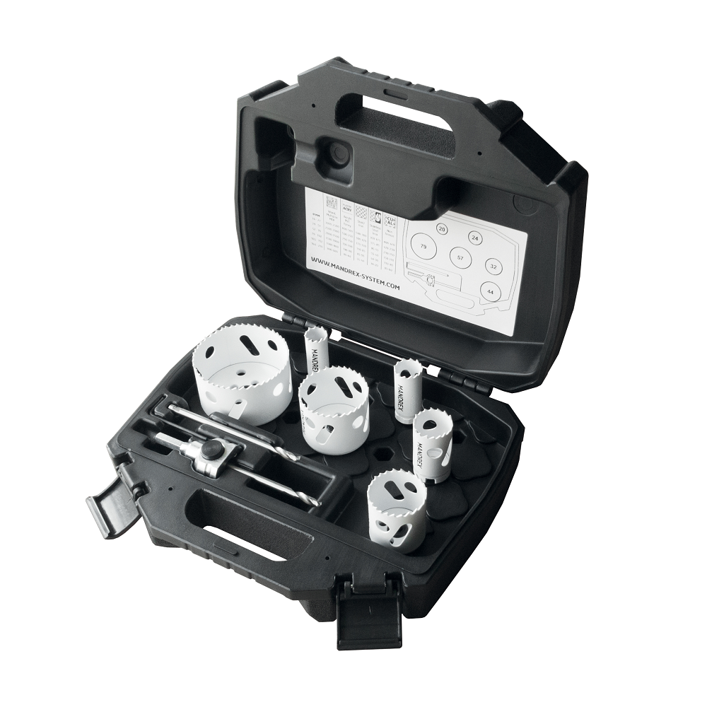 Mandrex Bi-Metal Plumbers Hole Saw Set