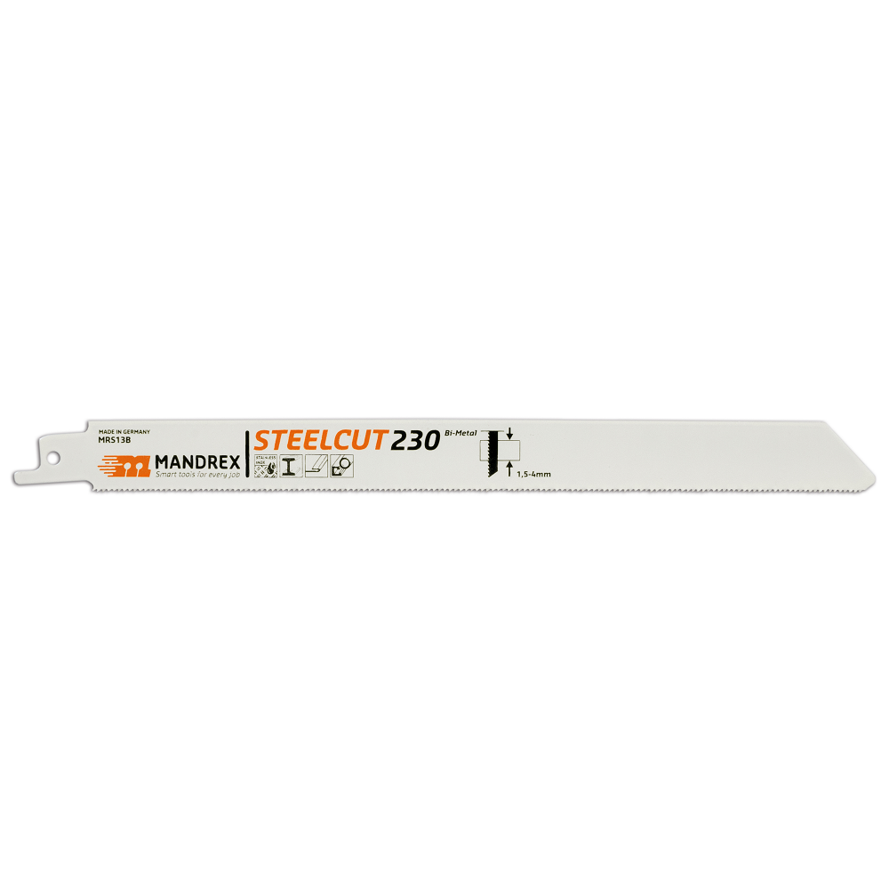 Mandrex STEELCUT Reciprocating / Sabre Saw Blade - 230
