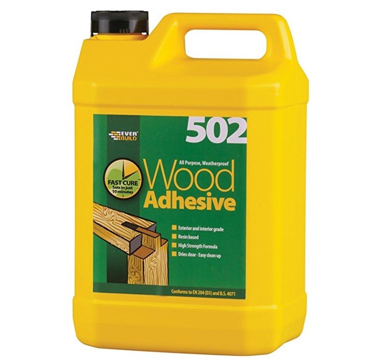 Everbuild 502 Wood Adhesive 5 Litre (D3 PVA Adhesive)