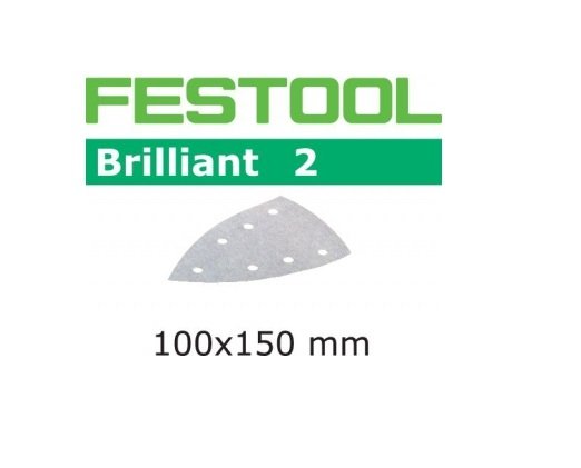 Festool Sandpaper STF Delta/7 BR2/10 Brilliant 2 (Grit P40, P80, P120 and P180)