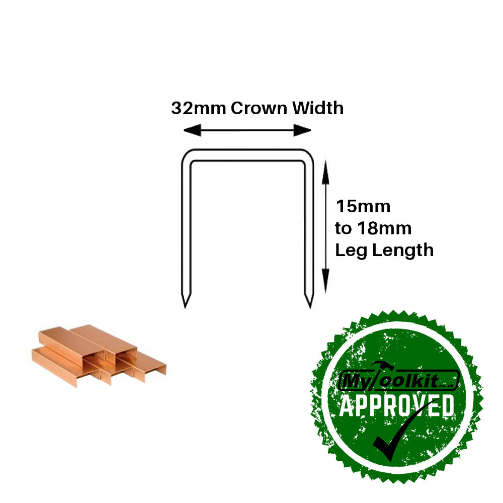 32 Series copper Carton Closing staples