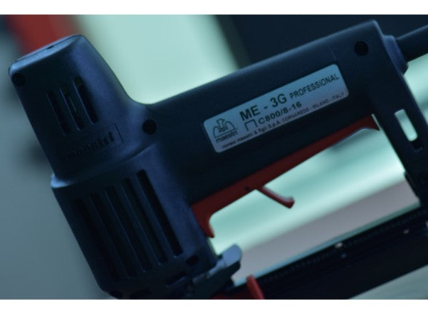 71 Series Electric Stapler from Maestri operates 3-16mm 71 series staples