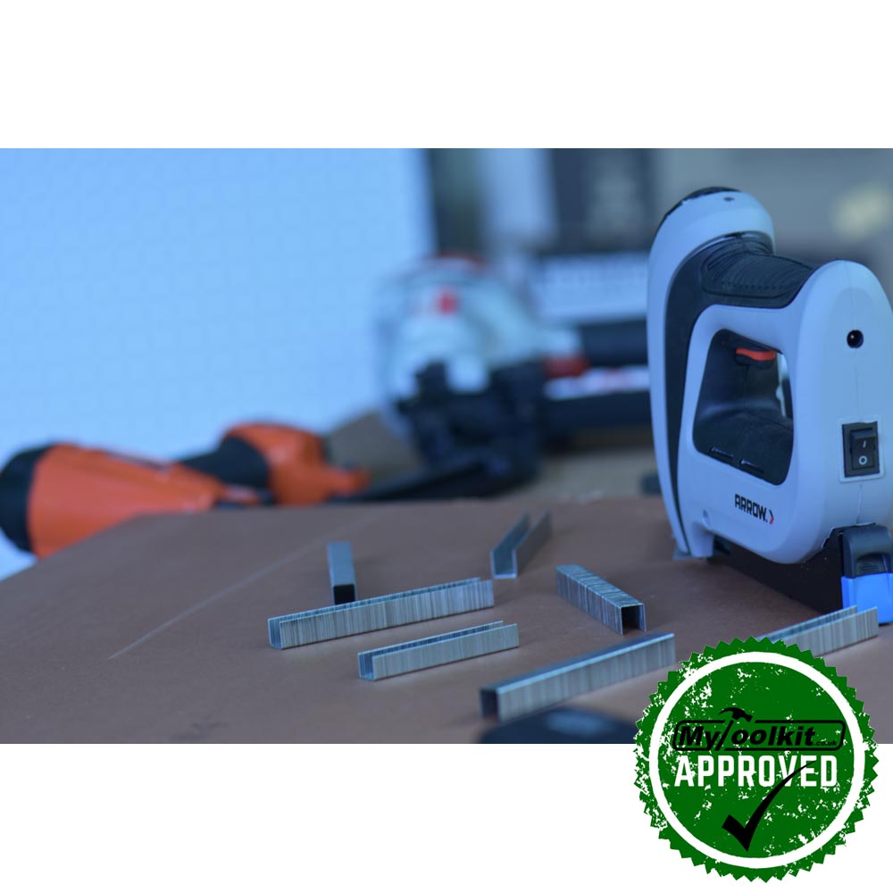 Arrow 140 Series Cordless Electric Stapler 96-12mm) T50DCD in workshop