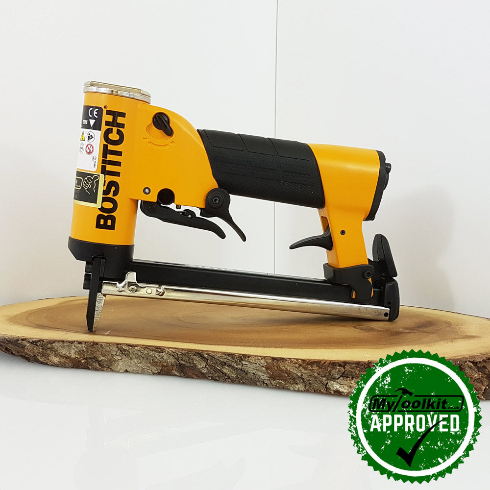 KIT: Bostitch 71 Series Staple Gun (3-16mm) with Senco 3.8 Litre Compressor