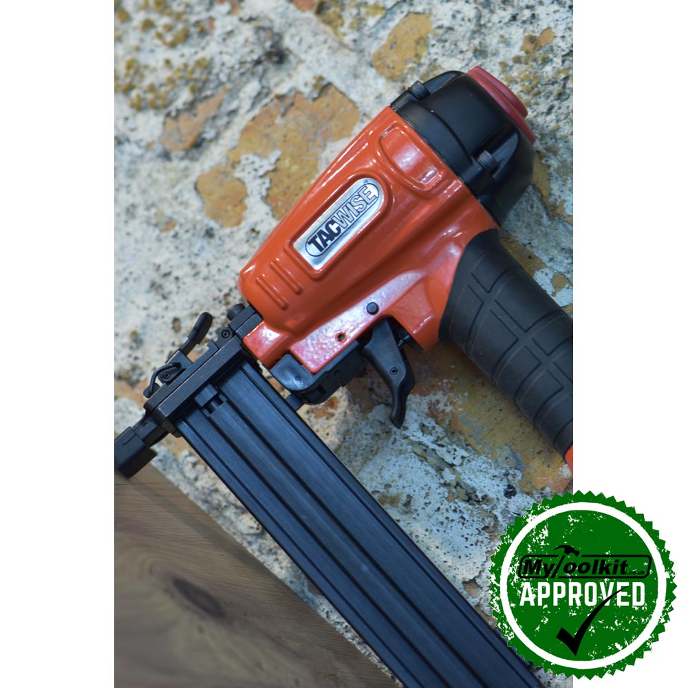 Tacwise Brad nailer Features include a quick release front nose plate