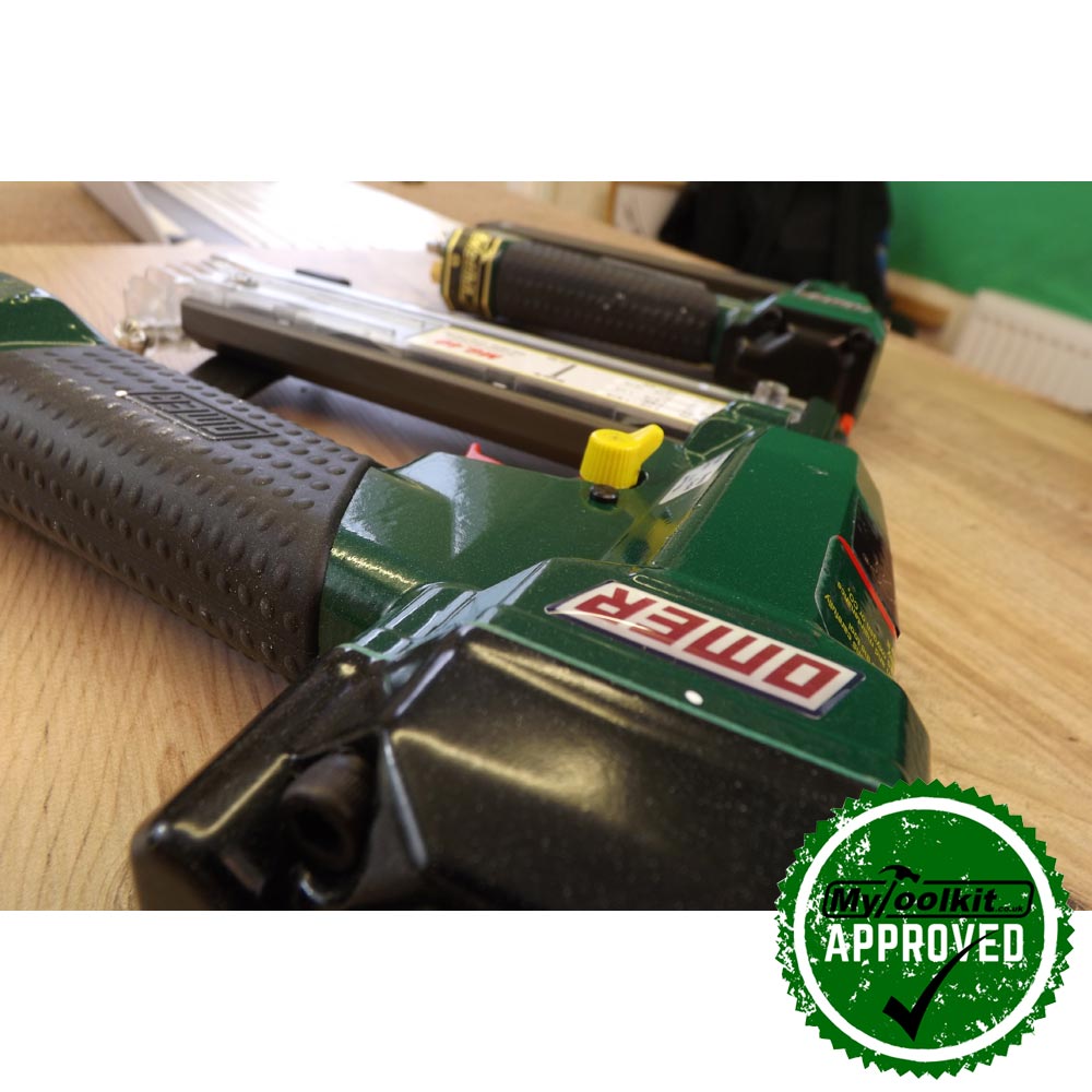 Omer 21G Mini Brad Nailer  MG30 close up of body