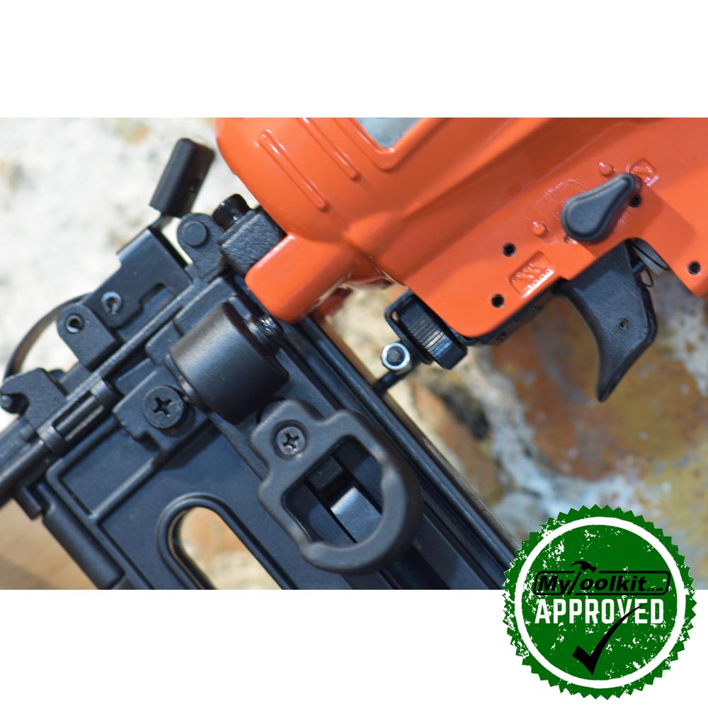 Tacwise GFN64V 16 Gauge Finish Nailer close up 