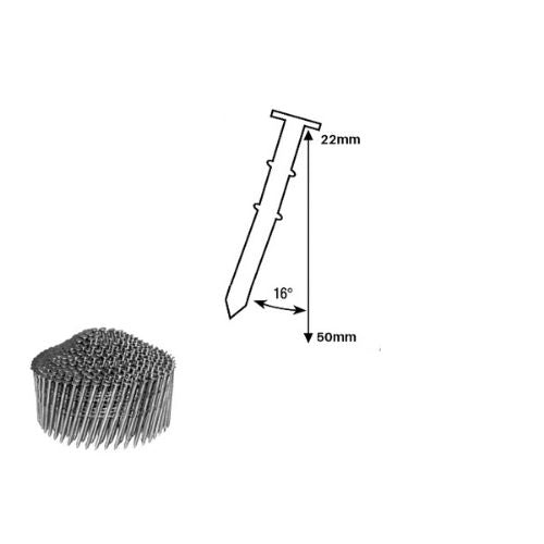 Stainless Steel Conical Coil Nails 22-50mm