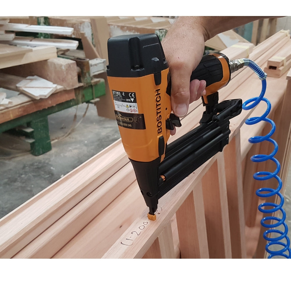 Stanley Bostitch BT1855-E 18 Gauge Brad Nailer balustrade work