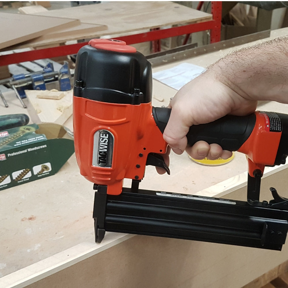 DFN50V Tacwise 16 Gauge Finish Nailer 20-50mm in joinery workshop