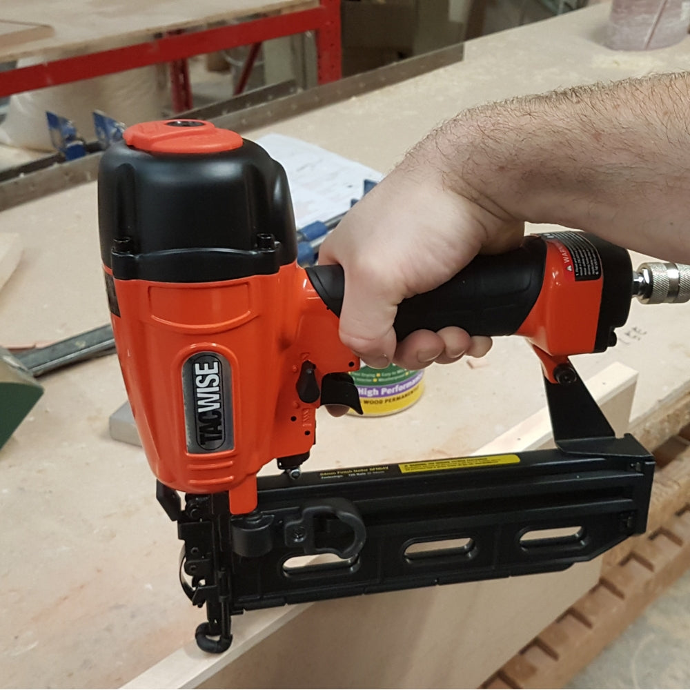 GFN64V Tacwise 16 Gauge Finish 20-64mm Nailer in joinery workshop