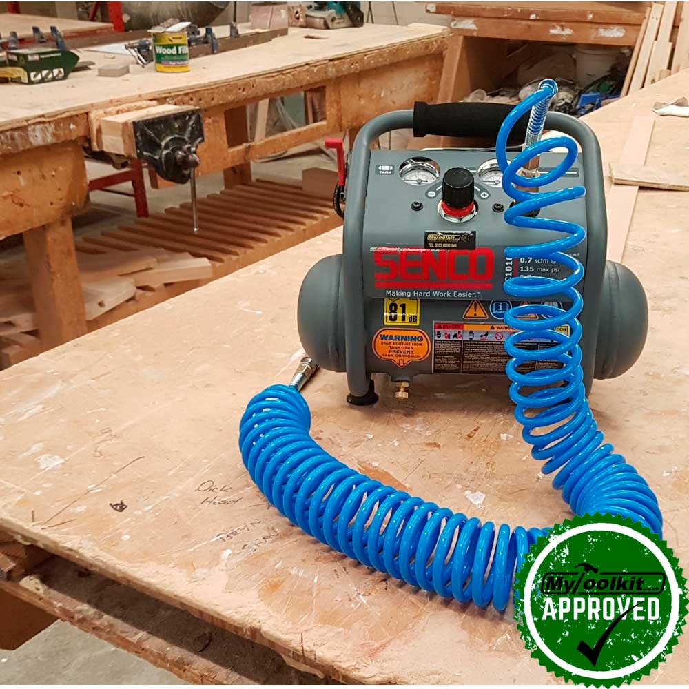 Senco 3.8 Litre Oil Free Compressor with hose attachment