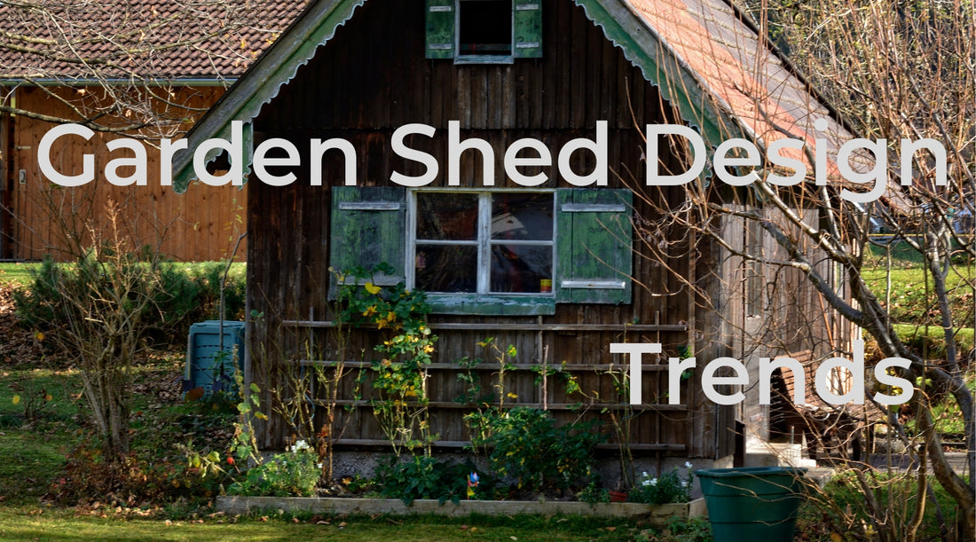 Latest in garden shed design 