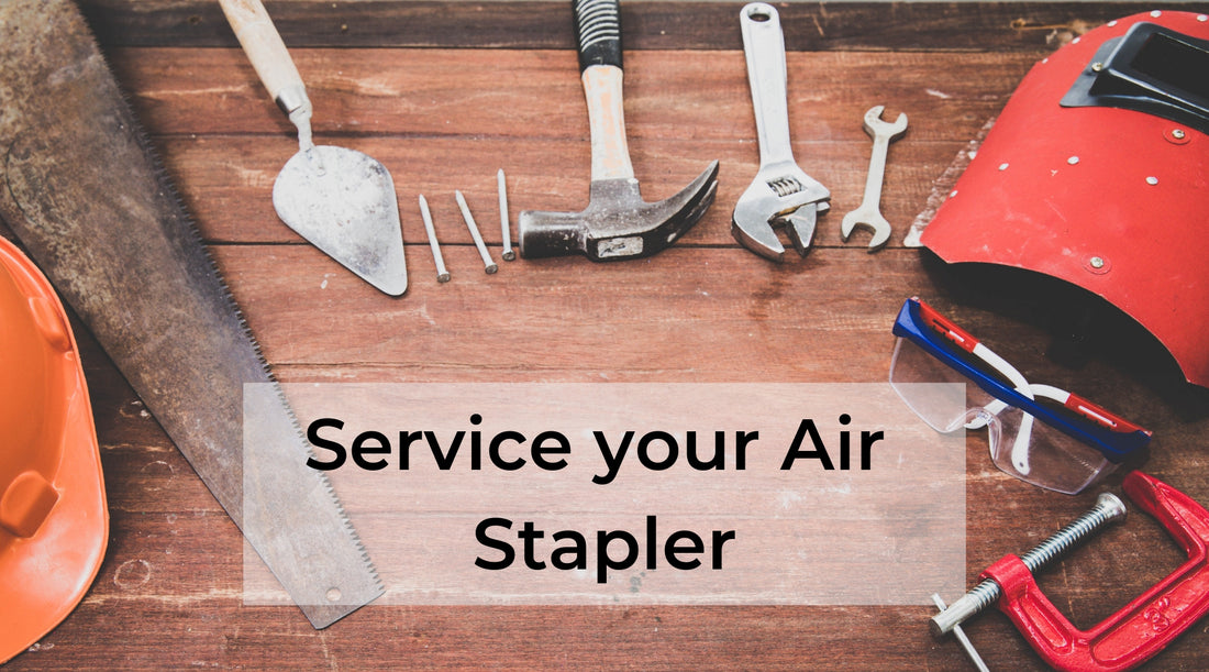MyToolkit guide on servicing your air stapler