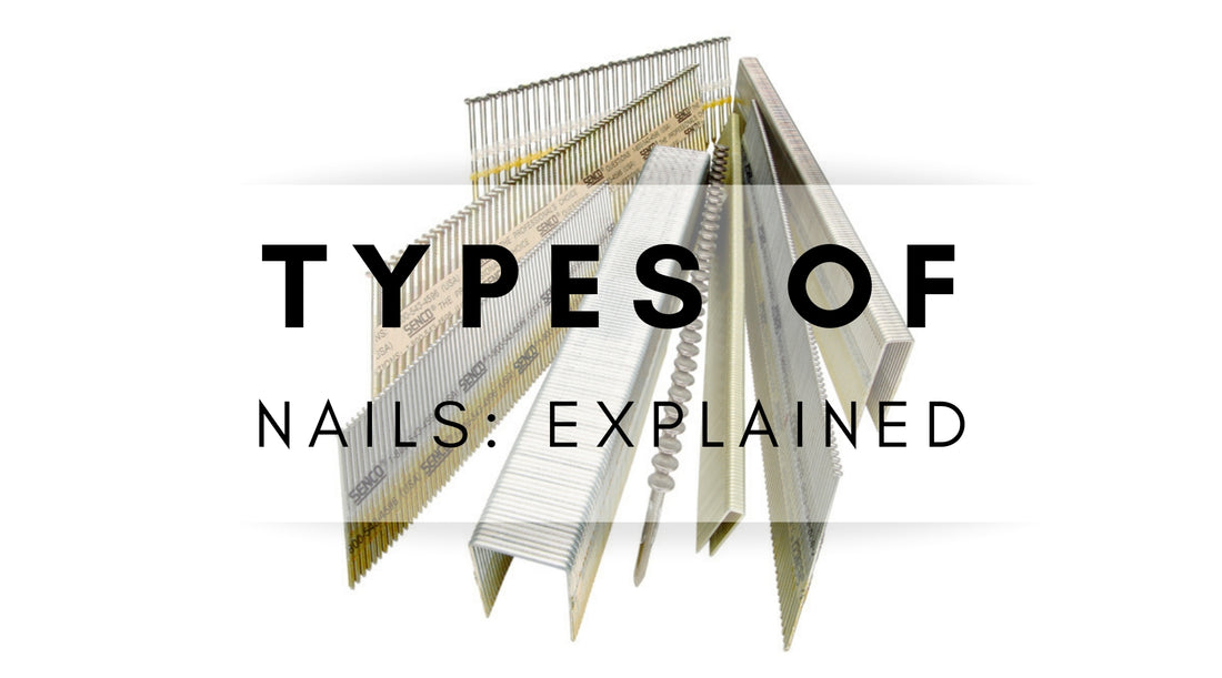 MyToolkit explains the different types of nails and the different finishes
