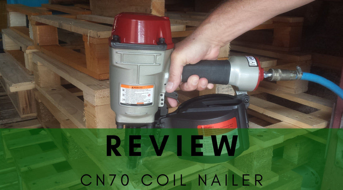 Tool review by mytoolkit of the cn70 flat coil nailer 