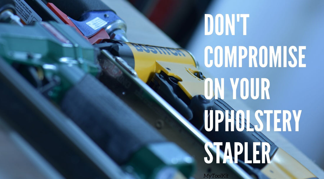 Make sure you get the right stapler for fabric