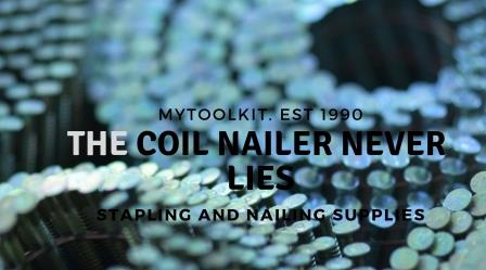 The Coil Nailer never lies! learn about the 2 different types of coil nailers from mytoolkit