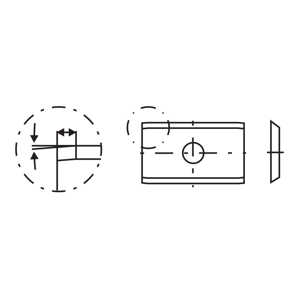 24 x 12 x 1.5mm|Carbide Reversible Knives