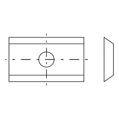 20 x 12 x 2.5mm| Carbide Reversible Knives