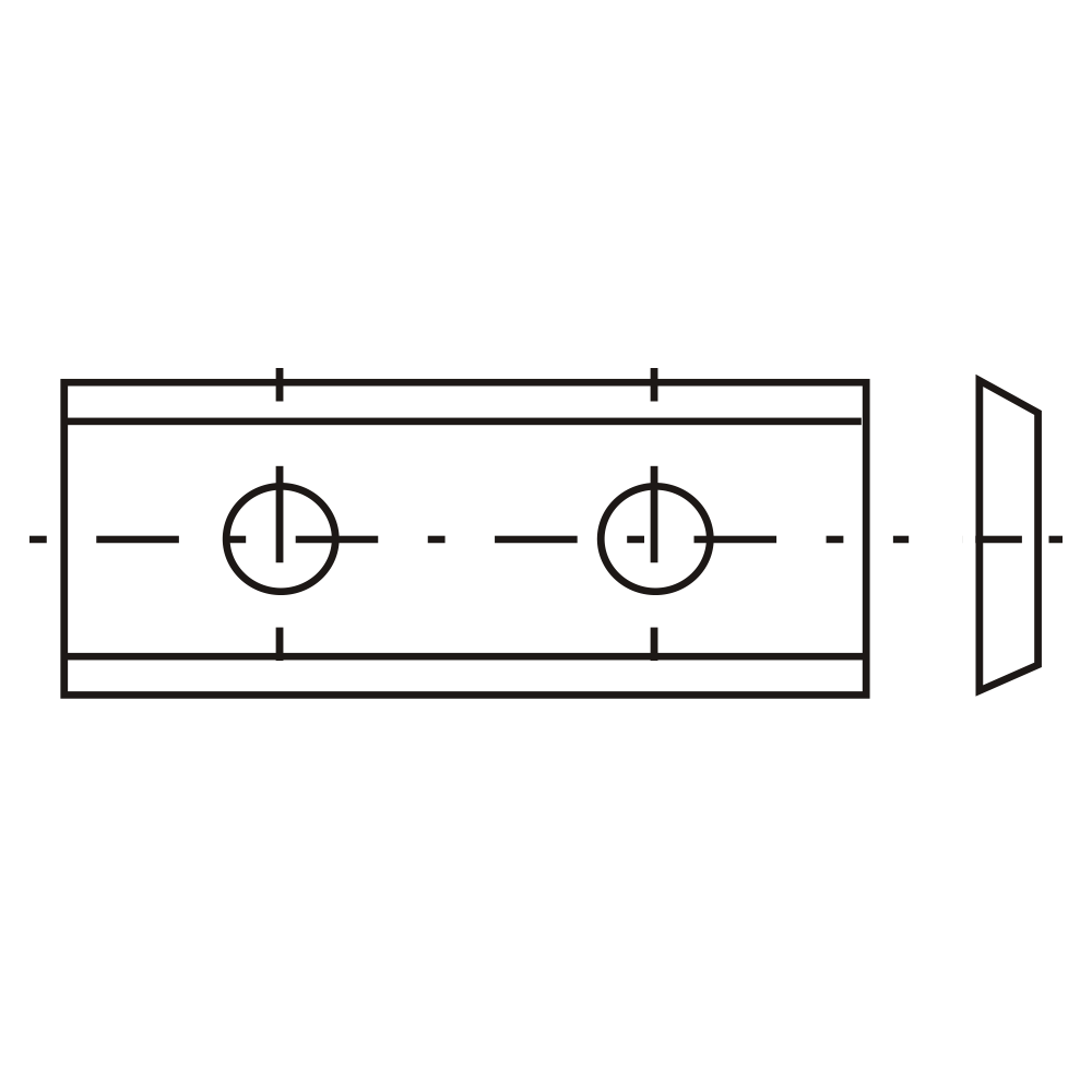 30 x 12 x 2.5mm| Carbide Reversible Knives