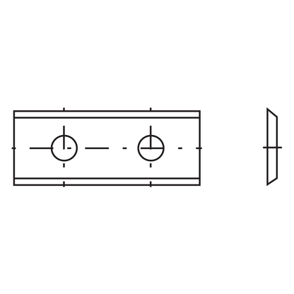 50 x 12 x 2.5 mm |Carbide Reversible Knives 30.0mm