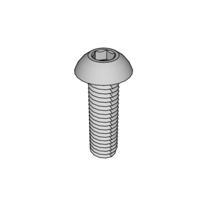 Button Head Screws CAD Drawing