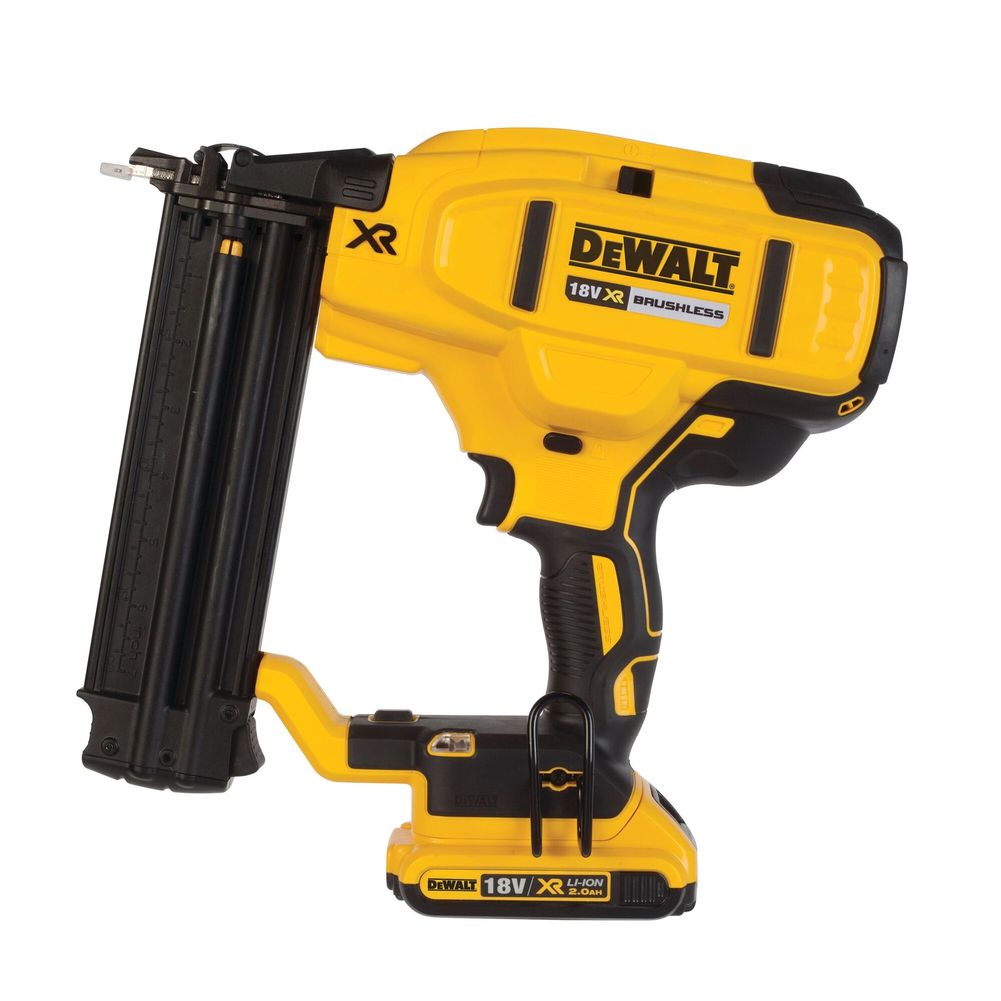 DEWALT 15-54mm 18 gauge Finish Brad Nailer DCN680D2 (2 x 2.0Ah)