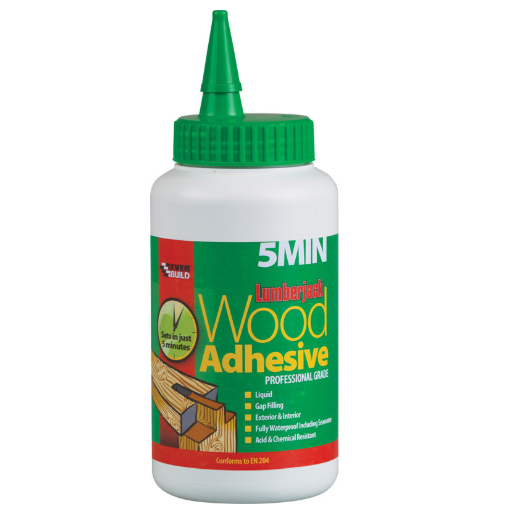 Everbuild Lumberjack 5-Minute Polyurethane Wood Adhesive Liquid