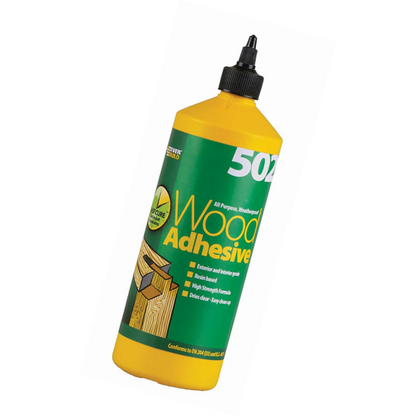 Everbuild 502 Wood Adhesive 1 Litre (D3 PVA Adhesive)