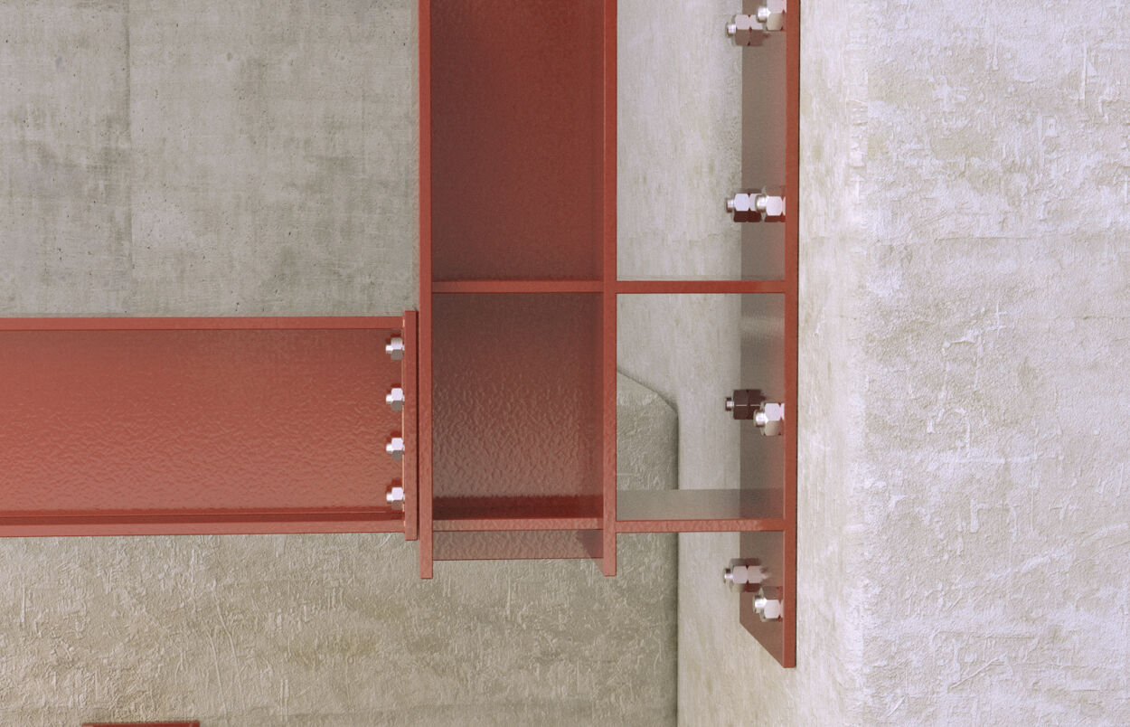 Fischer Superbond 390 Injection Mortar - Application fixing Steel beams to Concrete