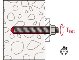 Fischer Superbond 390 Injection Mortar Application Bolt Anchor Example