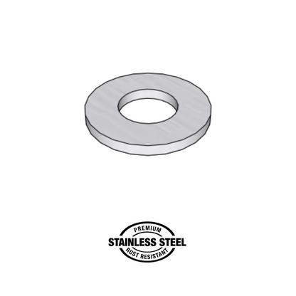 Stainless Steel From B Flat Washer CAD Drawing