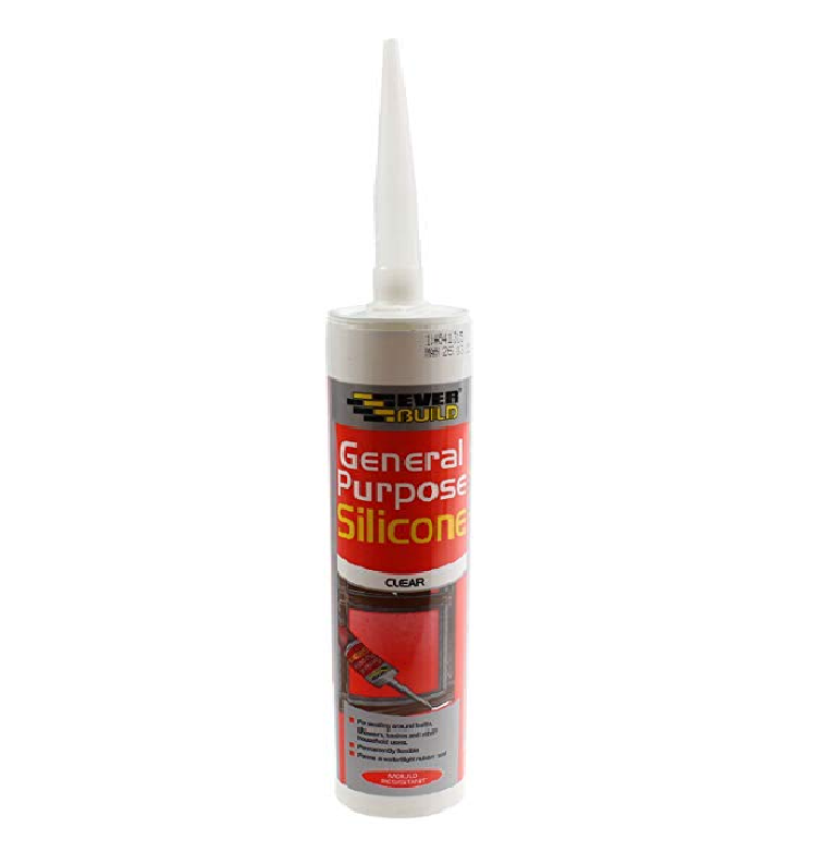 Everbuild General Purpose Silicone C3 Clear 290ml