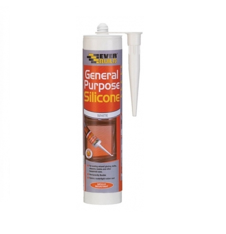 Everbuild General Purpose Silicone C3 White 290ml