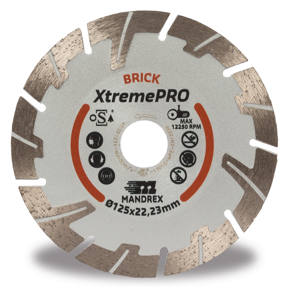 Mandrex Diamond Blade Bricks XtremePRO - Ø125