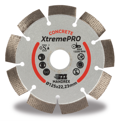 Mandrex Diamond Blade Concrete XtremePRO - Ø125