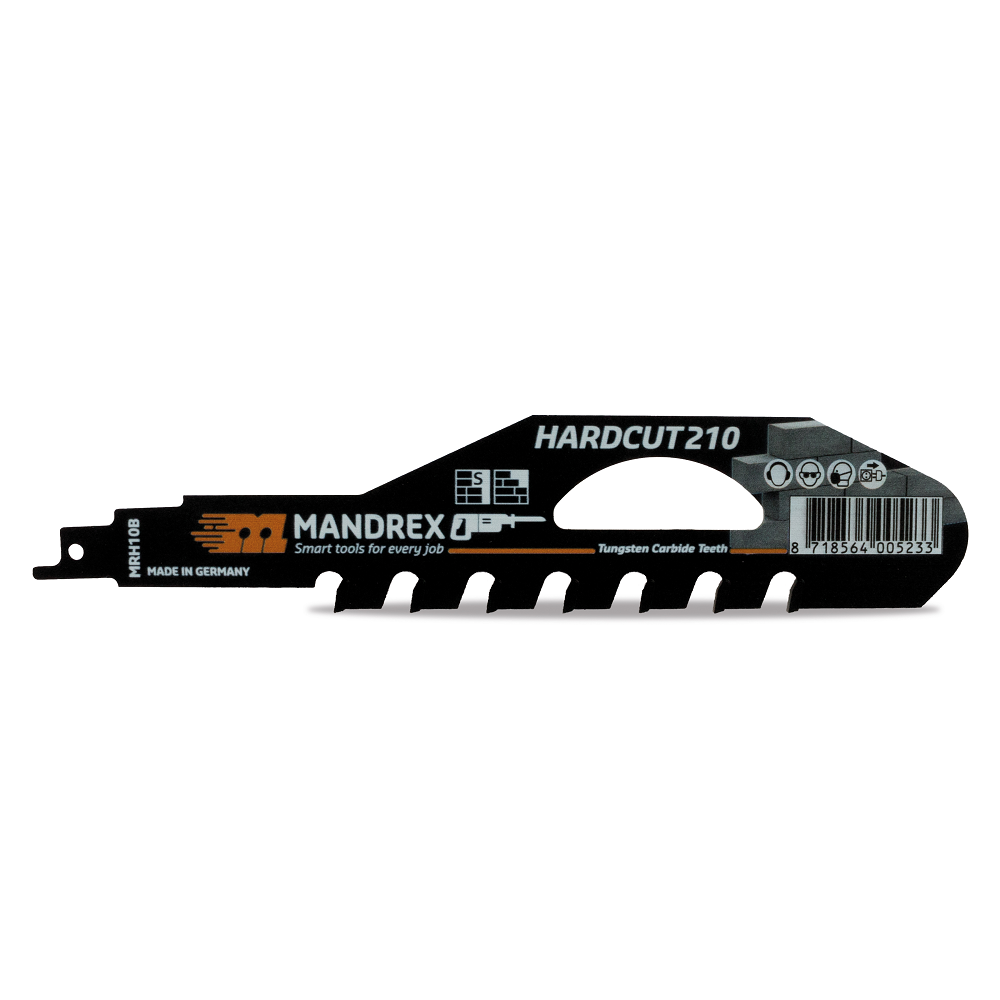 Mandrex HARDCUT Reciprocating / Sabre Saw Blade - 210