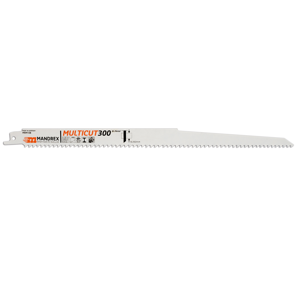 Mandrex MULTICUT Reciprocating / Sabre Saw Blade - 300