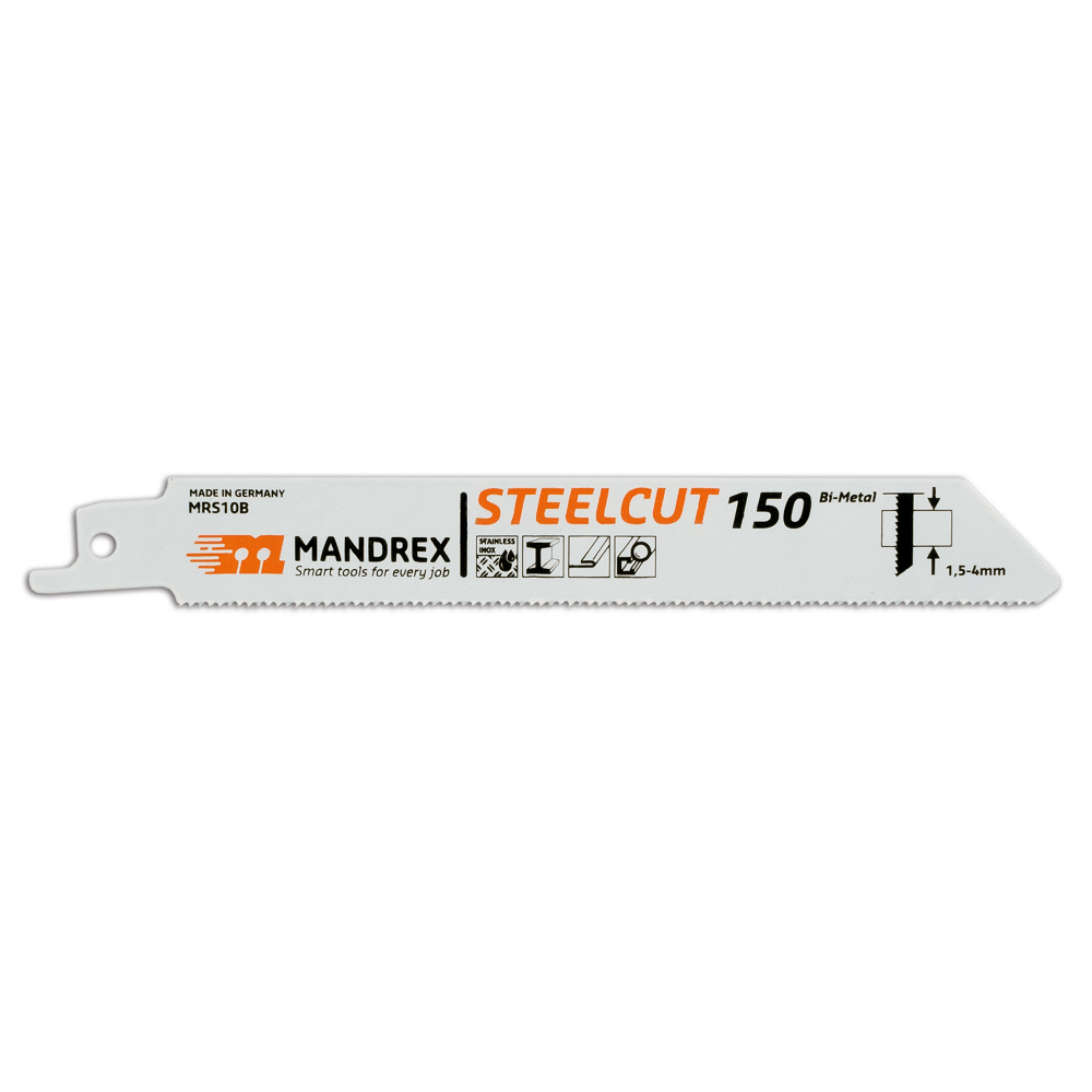 Mandrex STEELCUT Reciprocating / Sabre Saw Blade - 150