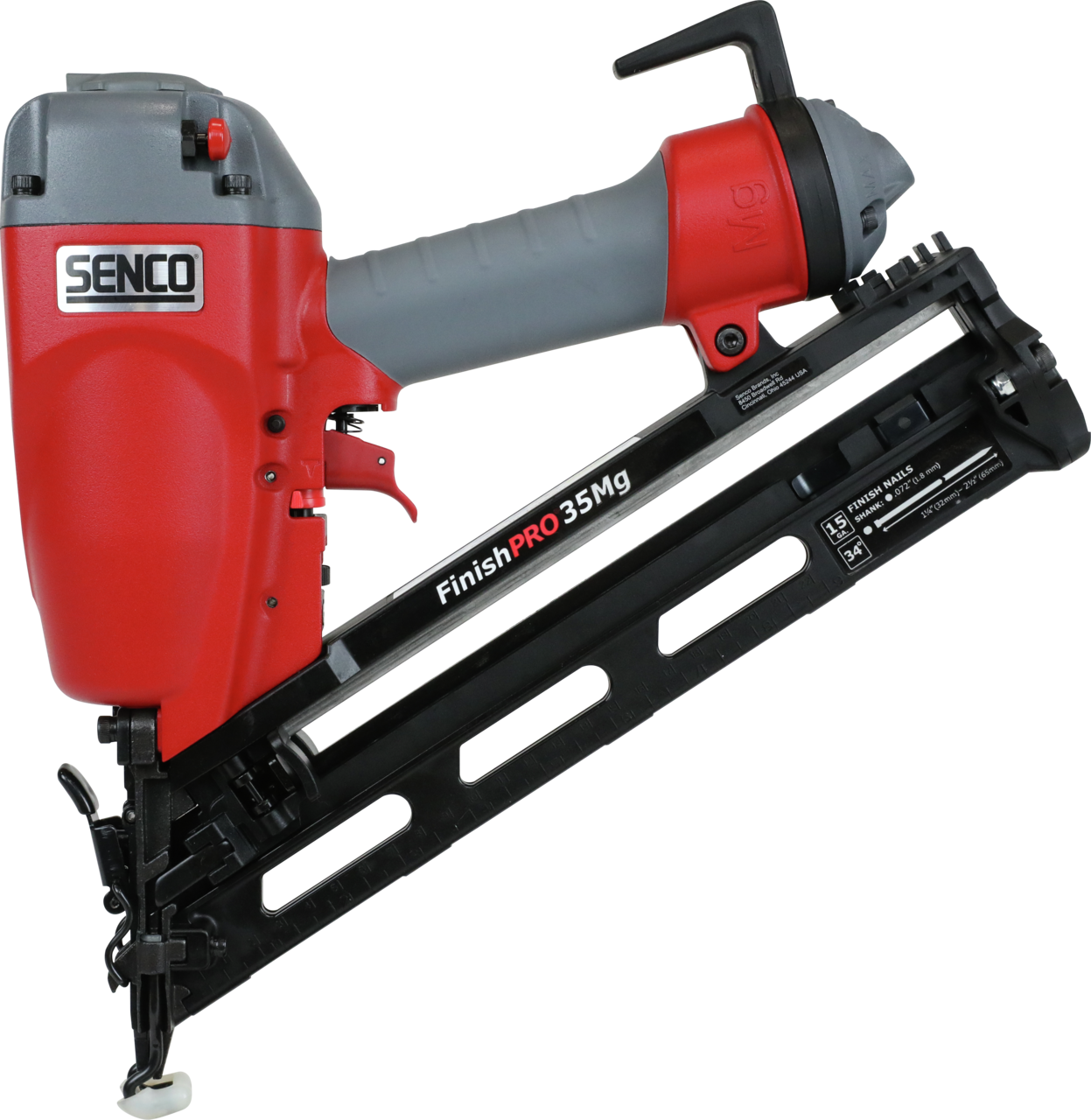 Senco 15 Gauge Angled FinishPro 35Mg Air Finish Nailer (32-65mm) 6G2001N