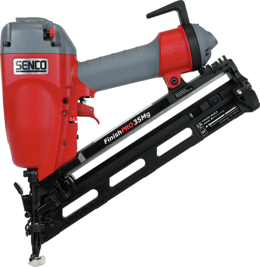 Senco 15 Gauge Angled FinishPro 35Mg Air Finish Nailer (32-65mm) 6G2001N