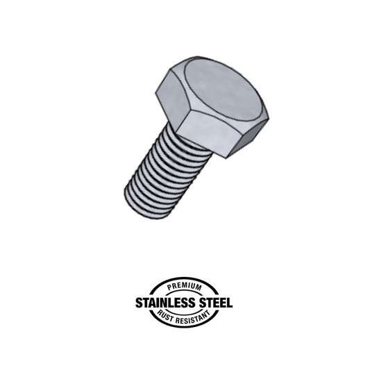 Stainless Steel A2 Hexagon Head Full Thread Set Screw CAD Drawing