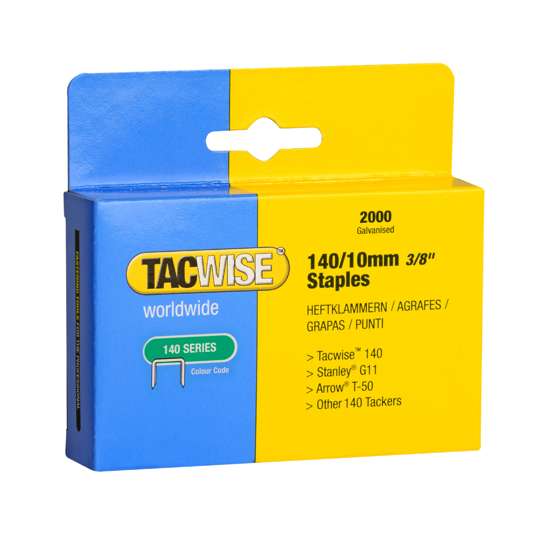 Tacwise 140 Series 10mm Galvanised Staples (2k)